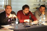 Osvaldo Romanatti, Hernán Rossi y Adrián Barrera