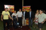 UPCN inauguró el sistema lumínico de la cancha de golf de Arana