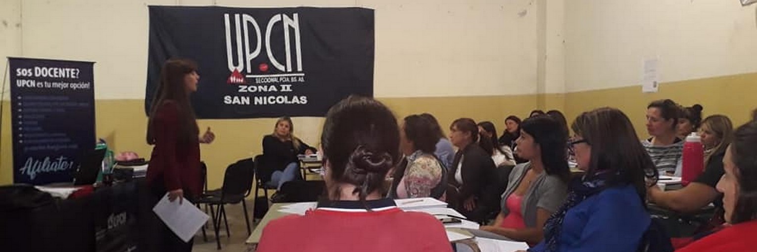 UPCN realizó una capacitación docente gratuita sobre cargos de conducción en San Nicolás