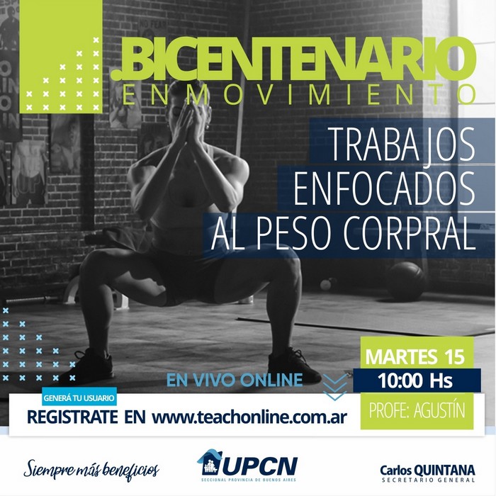 Bicentenario en Movimiento: desde el martes 15 de junio, clases online gratuitas