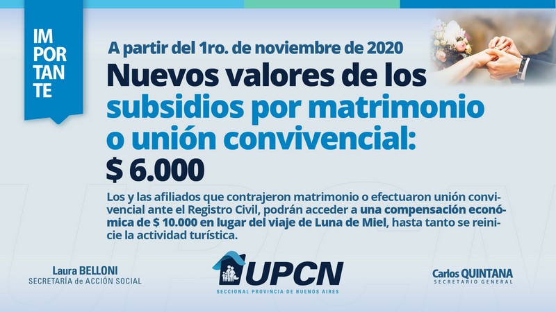 A partir de noviembre: nuevos valores de los subsidios por nacimiento, adopción, matrimonio, unión convivencial y fallecimiento