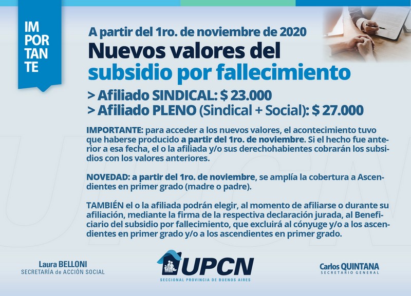 A partir de noviembre: nuevos valores de los subsidios por nacimiento, adopción, matrimonio, unión convivencial y fallecimiento