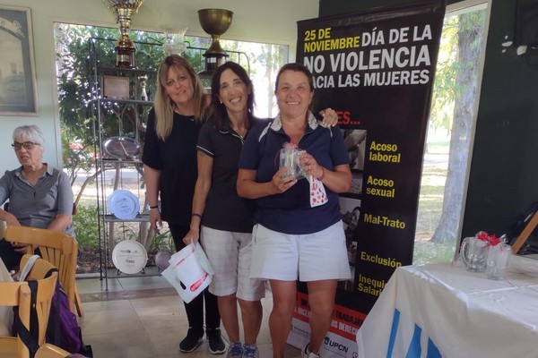 UPCN Golf organizó el Abierto de Damas 2021, en conmemoración del Día Internacional de la No Violencia hacia la Mujer