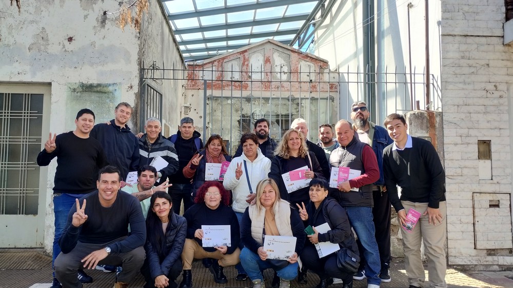 UPCNBA visitó la Casa Teruggi-Mariani en una jornada de memoria, verdad y justicia