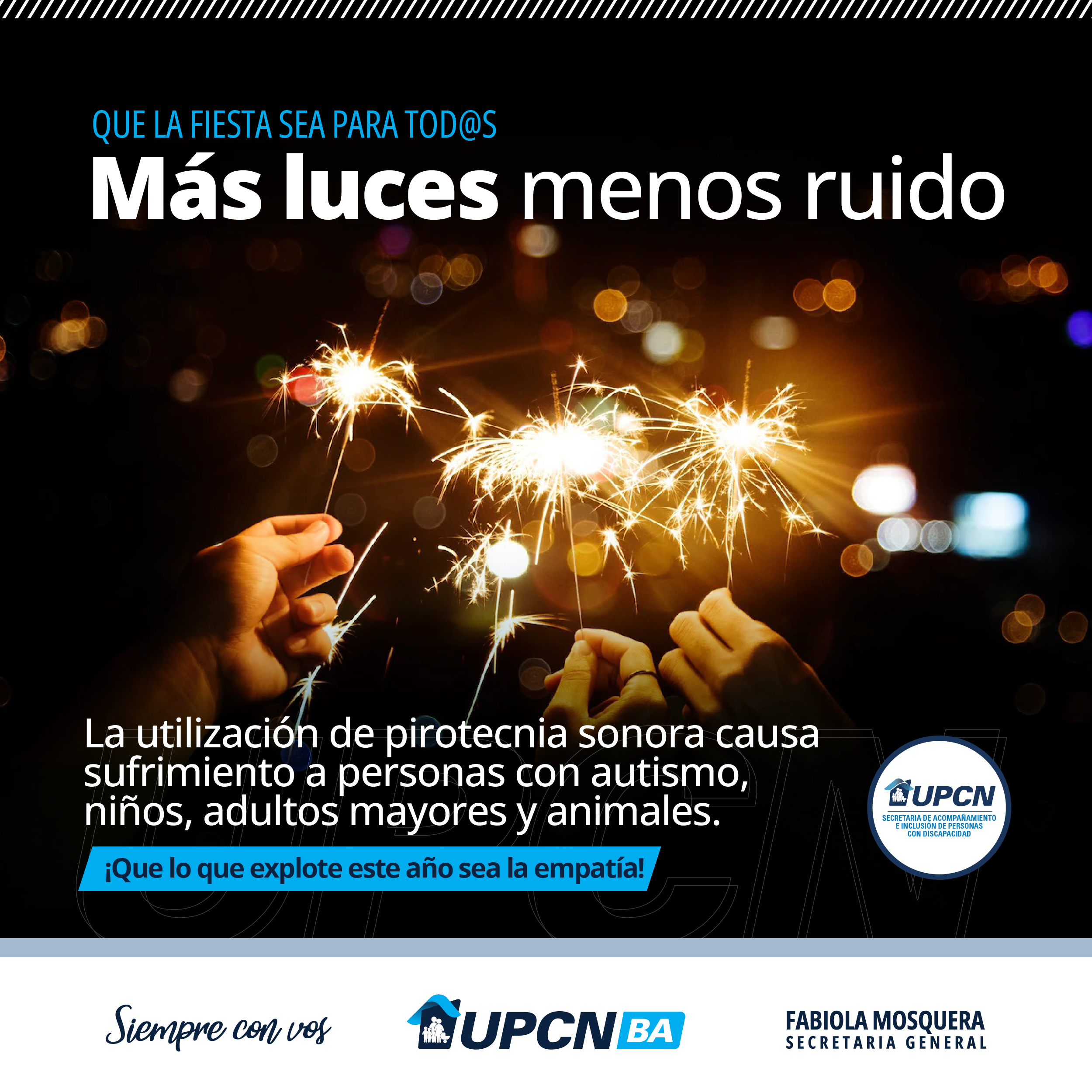 Más luces, menos ruido