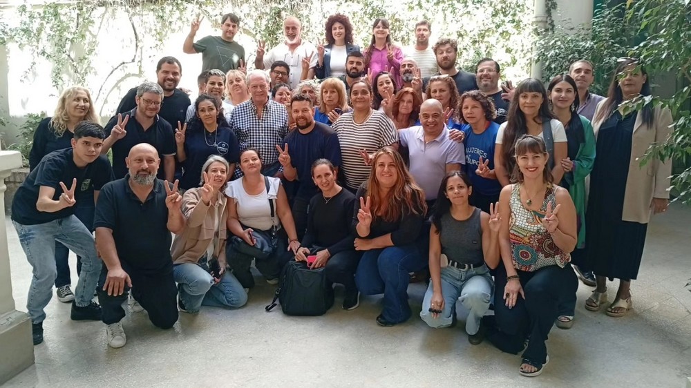 Delegadas y delegados de UPCNBA participaron de una jornada de capacitación en el CIPer con la presencia de Andrés Rodríguez