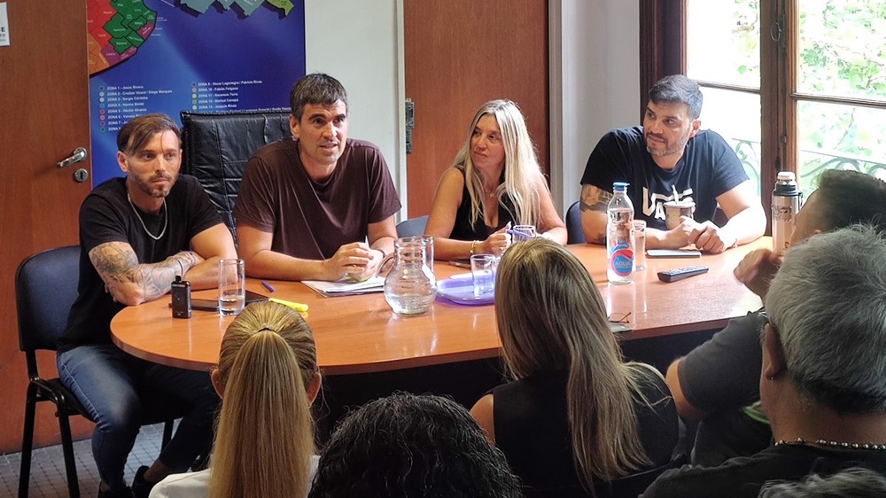 Integrantes de comisión directiva se reunieron con Secretarios Generales de las comisiones internas ministeriales