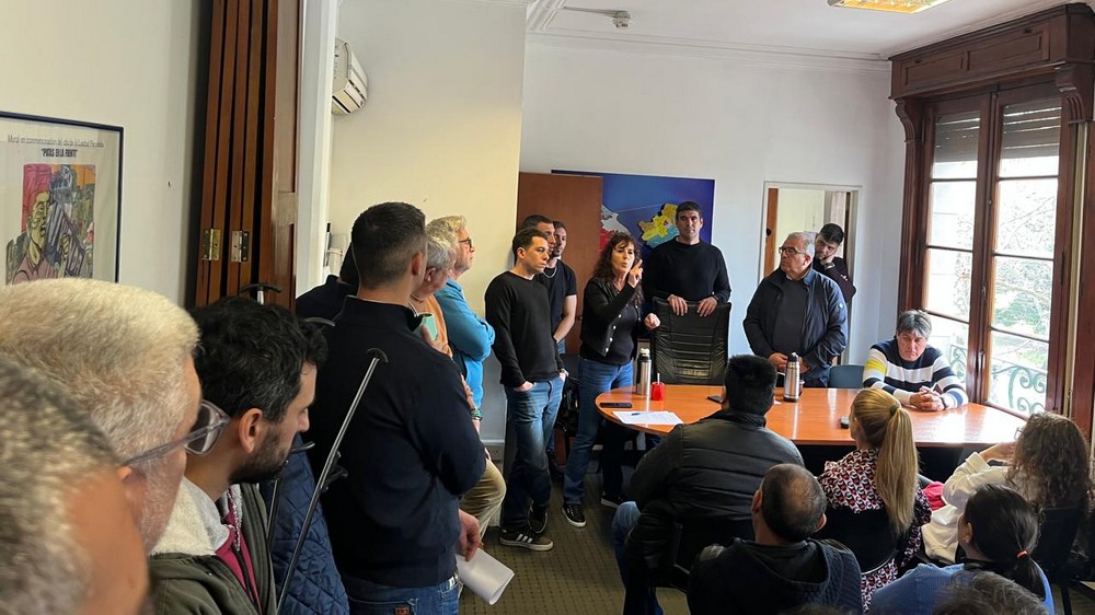 Con la presencia de Fabiola Mosquera, la Secretaría Gremial realizó un encuentro con Secretarios Generales y referentes de prensa de las comisiones internas ministeriales