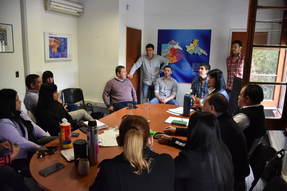 Trabajadores municipales de La Plata se entrevistaron con los Secretarios Gremiales