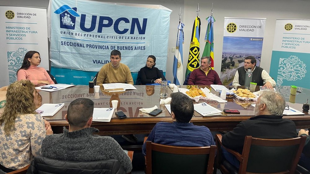 UPCNBA realizó un encuentro de capacitación con los integrantes de la comisión interna de la Dirección de Vialidad