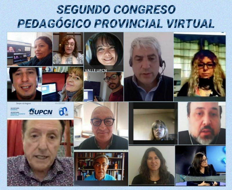 UPCNBA organizó el II Congreso Pedagógico Provincial Virtual Educar en tiempos de pandemia y aislamiento social preventivo