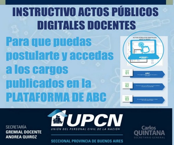 Mesa de Ayuda de Actos Públicos Digitales de la Secretaría Gremial Docente