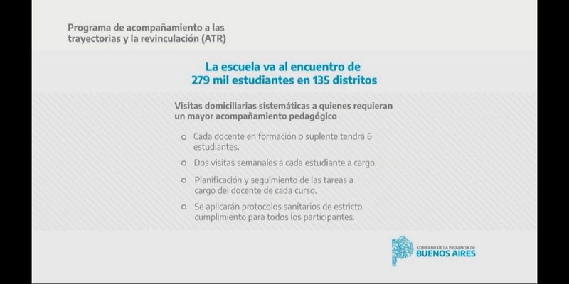 UPCNBA participó del acto de lanzamiento del Programa de Acompañamiento a las Trayectorias y Revinculación de Estudiantes en la Provincia