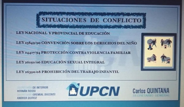 Continúan los cursos de capacitación docente dictados por UPCNBA