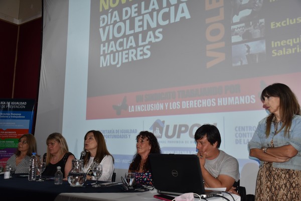 UPCNBA organizó una jornada en el marco del Día Internacional de la Eliminación de la Violencia contra la Mujer