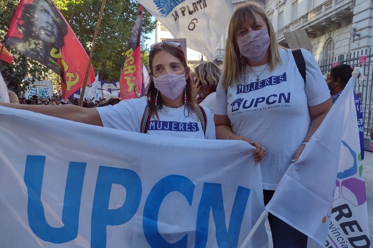 UPCNBA participó de la marcha contra los femicidios y por la reforma judicial con perfil de género