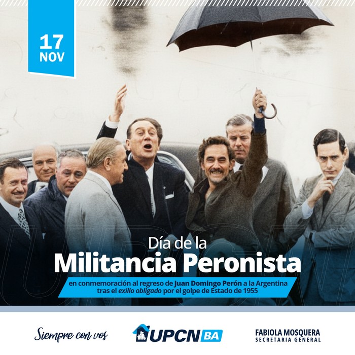 17 de Noviembre: Día de la Militancia Peronista