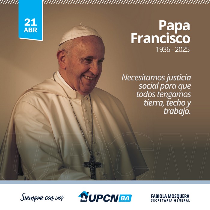 21 de Abril: Fallecimiento del Papa Francisco
