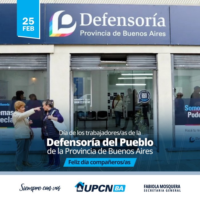 25 de Febrero: Día de los Trabajadores de la Defensoría del Pueblo