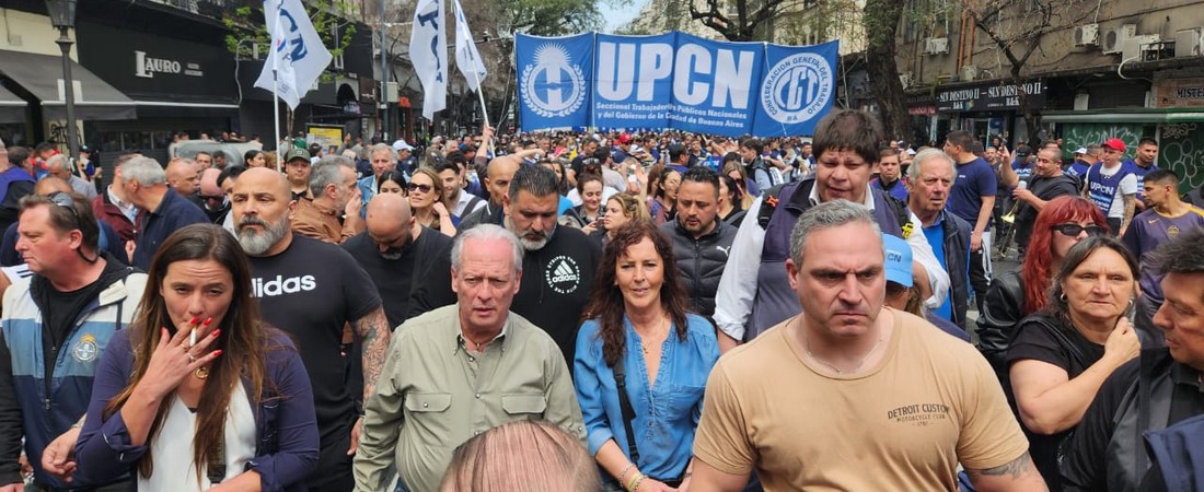 Modificación del Impuesto a las Ganancias: UPCN se moviliza a Plaza Congreso en la marcha que convocó la CGT