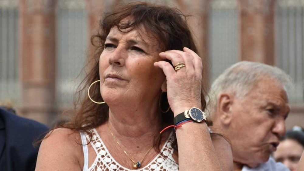 Fabiola Mosquera concurrió al acto de entrega de nuevos patrulleros a la Policía en La Plata