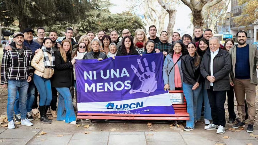 Con Fabiola Mosquera al frente, UPCNBA volvió a movilizarse por "Ni Una Menos" en La Plata