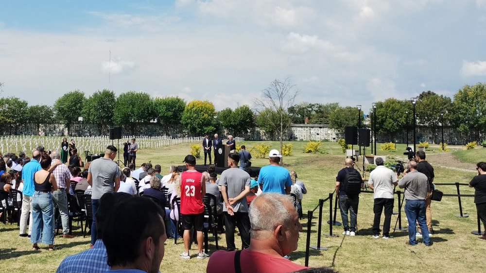 UPCNBA participó en la inauguración de las nuevas obras en el Cementerio de La Plata