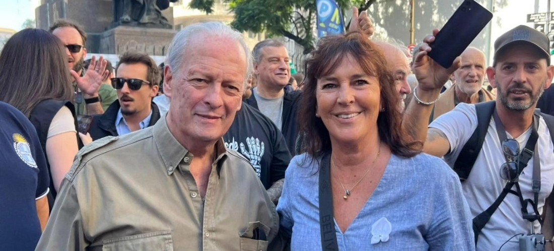Andrés Rodríguez y Fabiola Mosquera encabezaron la columna de UPCN en la movilización por el 24 de Marzo