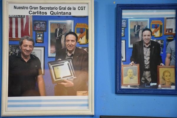 El Sindicato Unión Conductores de Taxímetros de La Plata rindió un homenaje a Carlos Quintana