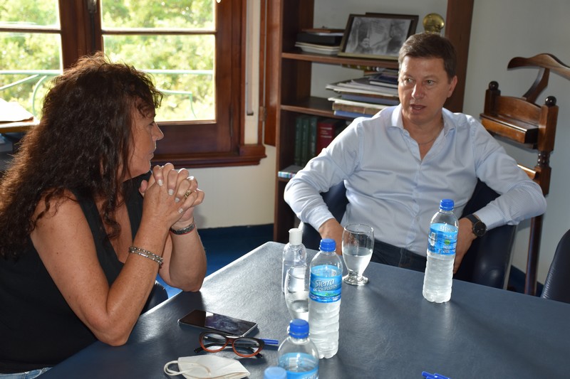 UPCNBA se reunió con el intendente municipal de Villarino Carlos Bevilacqua