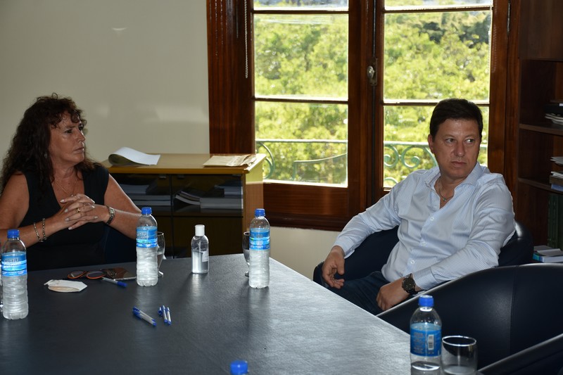 UPCNBA se reunió con el intendente municipal de Villarino Carlos Bevilacqua