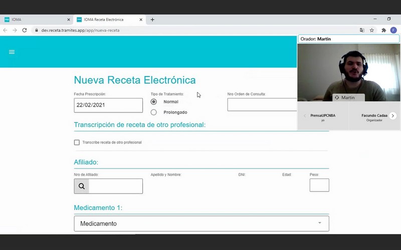 IOMA y UPCNBA realizaron una jornada virtual sobre herramientas digitales y vacunación contra COVID-19