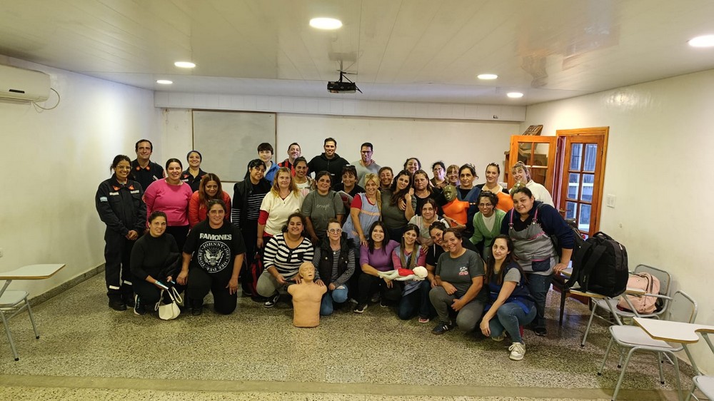 General Belgrano: UPCNBA realizó una capacitación en RCP y destacó la labor de los Bomberos Voluntarios