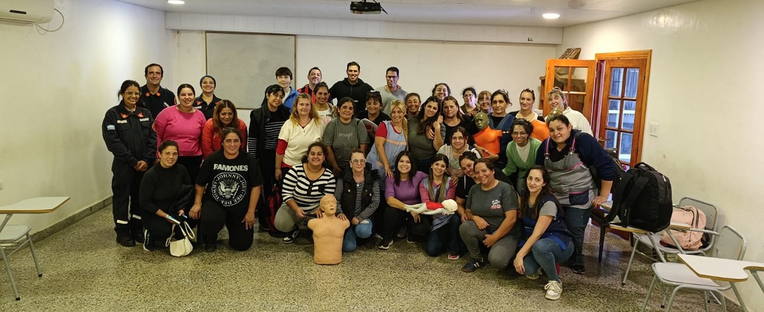 General Belgrano: UPCNBA realizó una capacitación en RCP y destacó la labor de los Bomberos Voluntarios