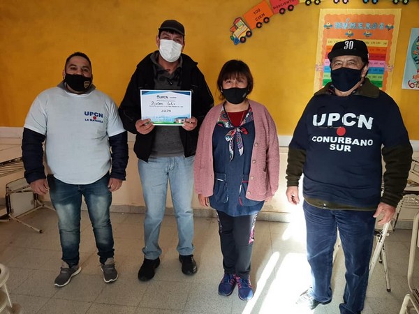 La secretaría de Interior de UPCNBA sorprendió a tres ganadores del Plan Primero La Casa