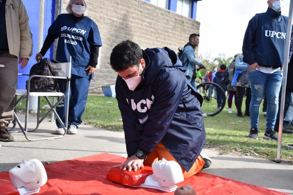 UPCNBA realizó la jornada “Prevención y Promoción de la Salud” en el polideportivo de Arana