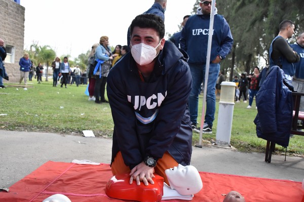 UPCNBA realizó la jornada “Prevención y Promoción de la Salud” en el polideportivo de Arana