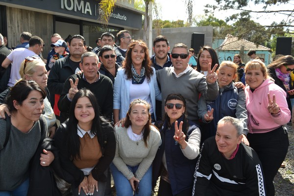 Fabiola Mosquera inauguró en Villa Elvira los Policonsultorios IOMA - AMAUPCN