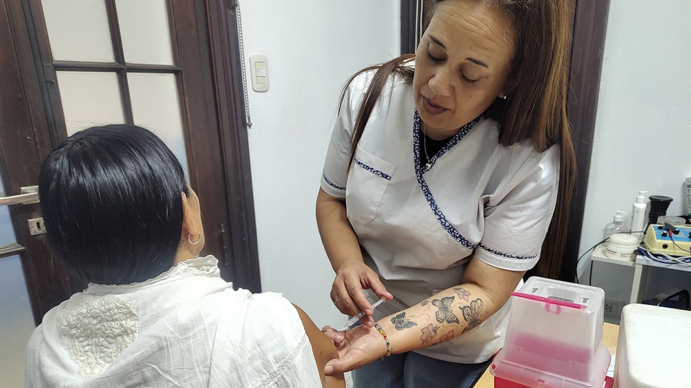 UPCNBA llevó adelante una jornada de vacunación antigripal en La Plata