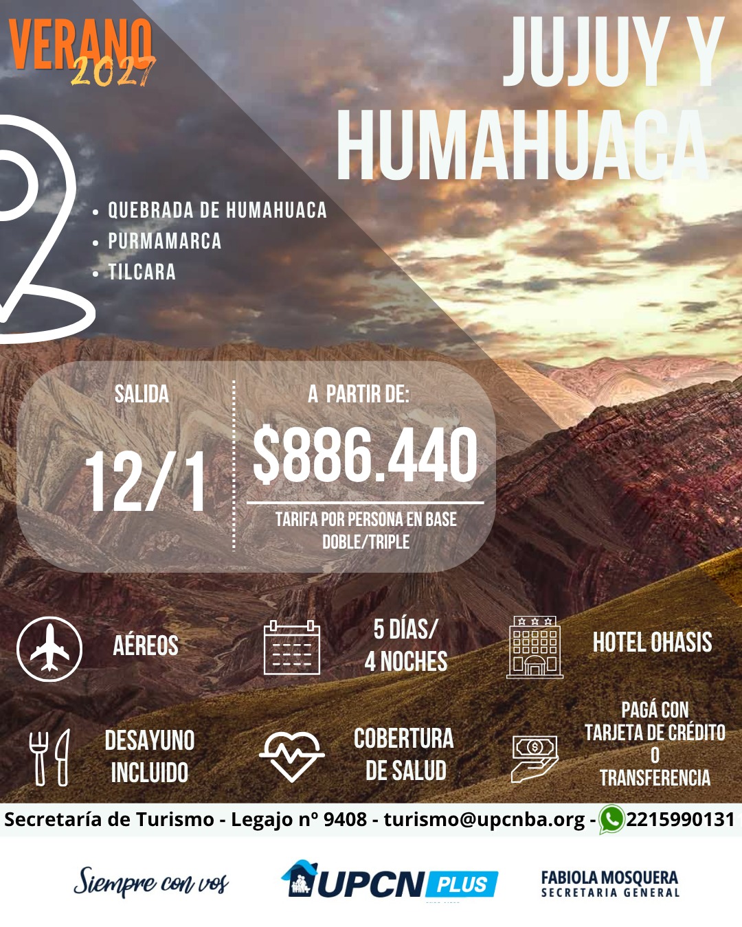 Jujuy y Humahuaca - Salida 12/1
