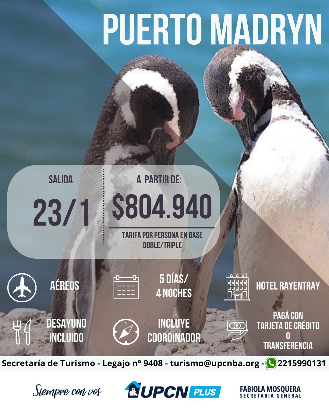 Puerto Madryn - Salida 23/1